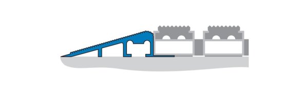 Rahmen ALU ELOX  für Reinigungsteppich AUF DEM BODEN = PREISE AUF ANFRAGE