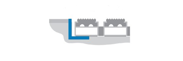 Rahmen ALU  für Reinigungsteppich IN BODENGRUBE   = PREISE AUF ANFRAGE