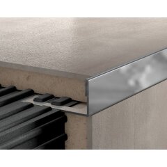 15 STÜCK L-Profil V2A Naturglanz_10x2500mm